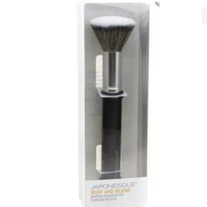 JAPONESQUE ~ BUFF AND BLEND Face Powder Brush BP-962 Tri-Toned Synthetic ~ NIB